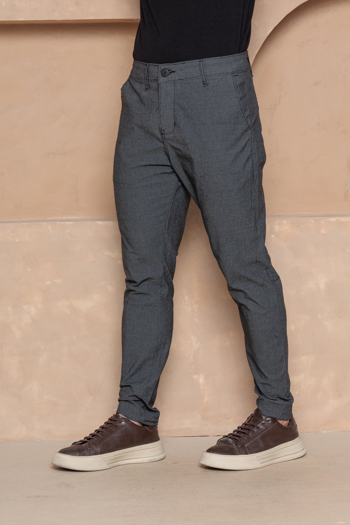 Calça Essential Cinza Pontilhada
